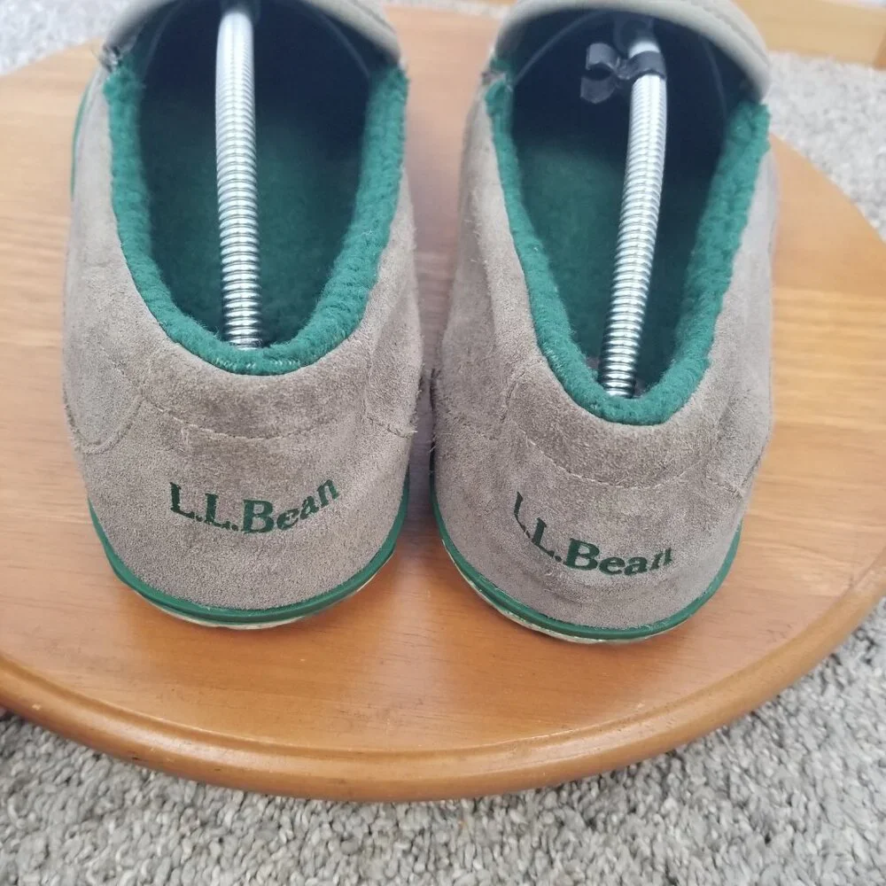 L.L.Bean Men's Mountain Moccasin Shoes Style 301052 Size 11 Gray Indoor Outdoor
